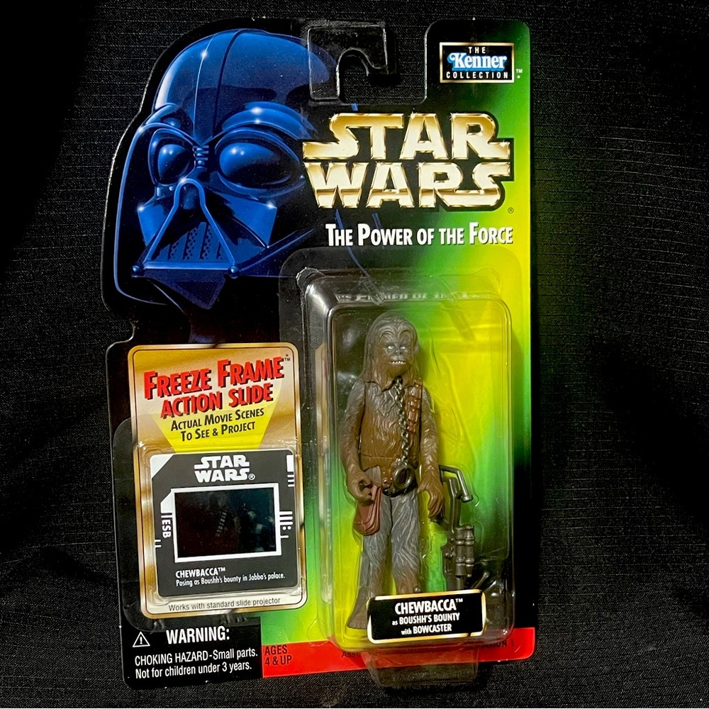 1998  Star Wars BOUSHH’S BOUNTY CHEWBACCA 3.75” Freeze Frame Figure